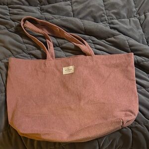 Sézane Pink Corduroy Tote Bag - Brand new